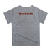 Texas State University Bobcats TXST Original Dripping Football Heather Gray T-Shirt by Vive La Fete - Vive La Fête - Online Apparel Store