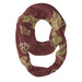TXST Texas State Bobcats Vive La Fete Repeat Logo Game Day Collegiate Women Light Weight Ultra Soft Infinity Scarf