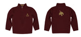 TXST Texas State Bobcats Vive La Fete Game Day Solid White Quarter Zip Pullover Sleeves - Vive La Fête - Online Apparel Store