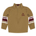 TXST Texas State Bobcats Vive La Fete Game Day Gold Quarter Zip Pullover Stripes on Sleeves