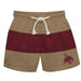 TXST Texas State Bobcats Vive La Fete Gold Maroon Stripes Swimtrunks V2