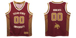 Texas State University Bobcats TXST Vive La Fete Game Day Maroon Boys Fashion Basketball Top - Vive La Fête - Online Apparel Store