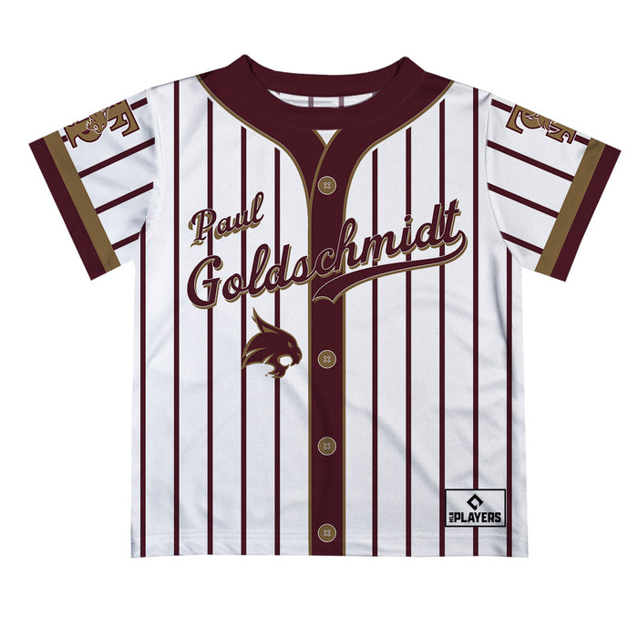 MLB Players Association Paul Goldschmidt Texas State Bobcats TXST MLBPA Officially Licensed by Vive La Fete T-Shirt