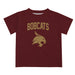 TXST Texas State Bobcats Vive La Fete Boys Game Day V2 Maroon Short Sleeve Tee Shirt