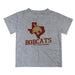 TXST Texas State Bobcats Vive La Fete State Map Maroon Short Sleeve Tee Shirt - Vive La Fête - Online Apparel Store
