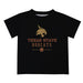 TXST Texas State Bobcats Vive La Fete Soccer V1 Black Short Sleeve Tee Shirt