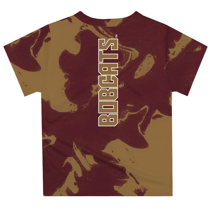 Texas State University Bobcats TXST Vive La Fete Marble Boys Game Day Maroon Short Sleeve Tee - Vive La Fête - Online Apparel Store