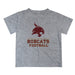 TXST Texas State Bobcats Vive La Fete Football V1 Heather Gray Short Sleeve Tee Shirt