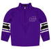 Sioux Falls Cougars USF Vive La Fete Game Day Purple Quarter Zip Pullover Stripes on Sleeves - Vive La Fête - Online Apparel Store