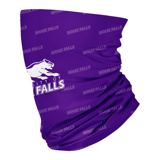 Sioux Falls Cougars USF Vive La Fete All Over Logo Game Day  Collegiate Face Cover Soft 4-Way Stretch Neck Gaiter - Vive La Fête - Online Apparel Store