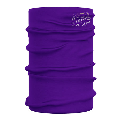 Sioux Falls Cougars USF Vive La Fete Purple Game Day Collegiate Logo Face Cover Soft  Four Way Stretch Neck Gaiter - Vive La Fête - Online Apparel Store