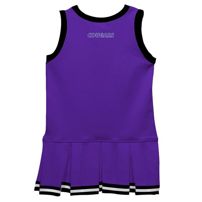 Sioux Falls Cougars USF Vive La Fete Game Day Purple Sleeveless Cheerleader Dress - Vive La Fête - Online Apparel Store