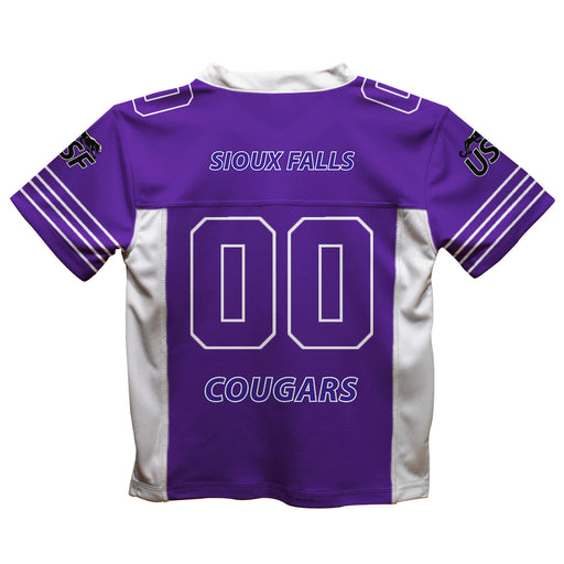 Sioux Falls Cougars USF Vive La Fete Game Day Purple Boys Fashion Football T-Shirt - Vive La Fête - Online Apparel Store