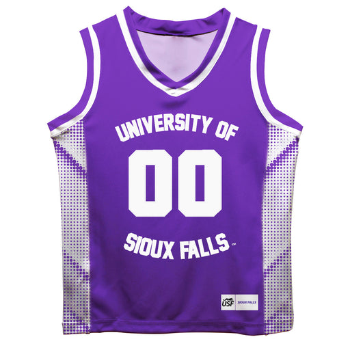 Sioux Falls Cougars USF Vive La Fete Game Day Purple Boys Fashion Basketball Top