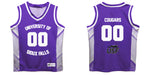 Sioux Falls Cougars USF Vive La Fete Game Day Purple Boys Fashion Basketball Top - Vive La Fête - Online Apparel Store