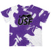 Sioux Falls Cougars USF Vive La Fete Marble Boys Game Day Purple Short Sleeve Tee