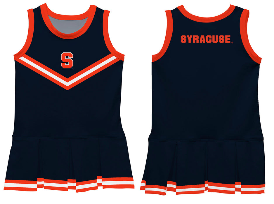 Syracuse Orange Vive La Fete Game Day Blue Sleeveless Youth Cheerleader Dress - Vive La Fête - Online Apparel Store