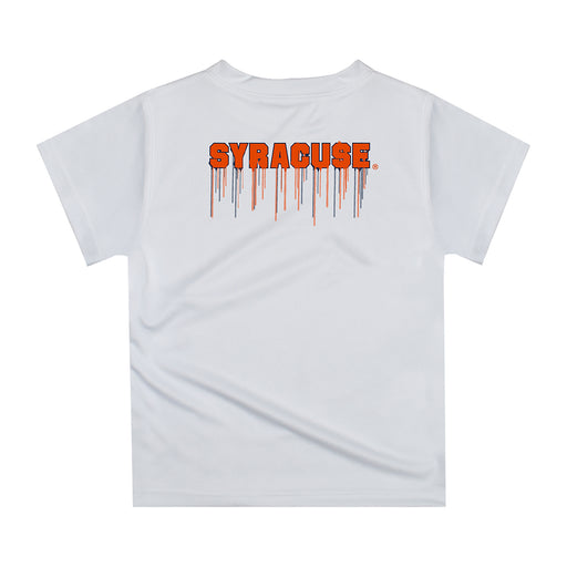 Syracuse Orange Original Dripping Football Helmet T-Shirt by Vive La Fete - Vive La Fête - Online Apparel Store