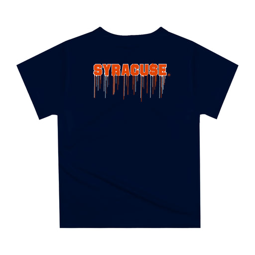 Syracuse Orange Original Dripping Football Helmet T-Shirt by Vive La Fete - Vive La Fête - Online Apparel Store