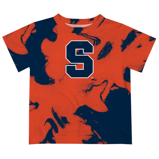 Syracuse Orange Vive La Fete Marble Boys Game Day Orange Short Sleeve Tee