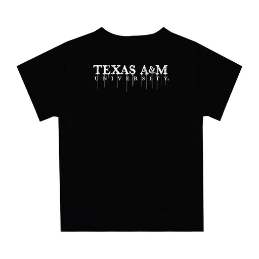 Texas A&M Aggies Original Dripping Football Helmet Black T-Shirt by Vive La Fete - Vive La Fête - Online Apparel Store