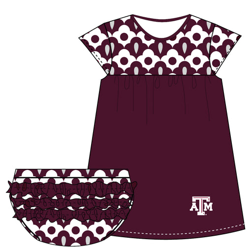 Texas AM Cap Sleeve Dress and Bloomer - Vive La Fête - Online Apparel Store