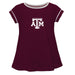 Texas A&M Solid Maroon Top Short Sleeve - Vive La Fête - Online Apparel Store