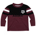 Texas AM Aggies Maroon And Black Long Sleeve Tee Shirt - Vive La Fête - Online Apparel Store