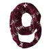 Texas A&M Aggies Vive La Fete Repeat Logo Game Day Collegiate Women Light Weight Ultra Soft Infinity Scarf
