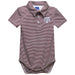Texas AM Aggies Embroidered Maroon Stripe Knit Polo Onesie