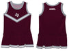 Texas A&M Aggies Vive La Fete Game Day Maroon Sleeveless Youth Cheerleader Dress - Vive La Fête - Online Apparel Store