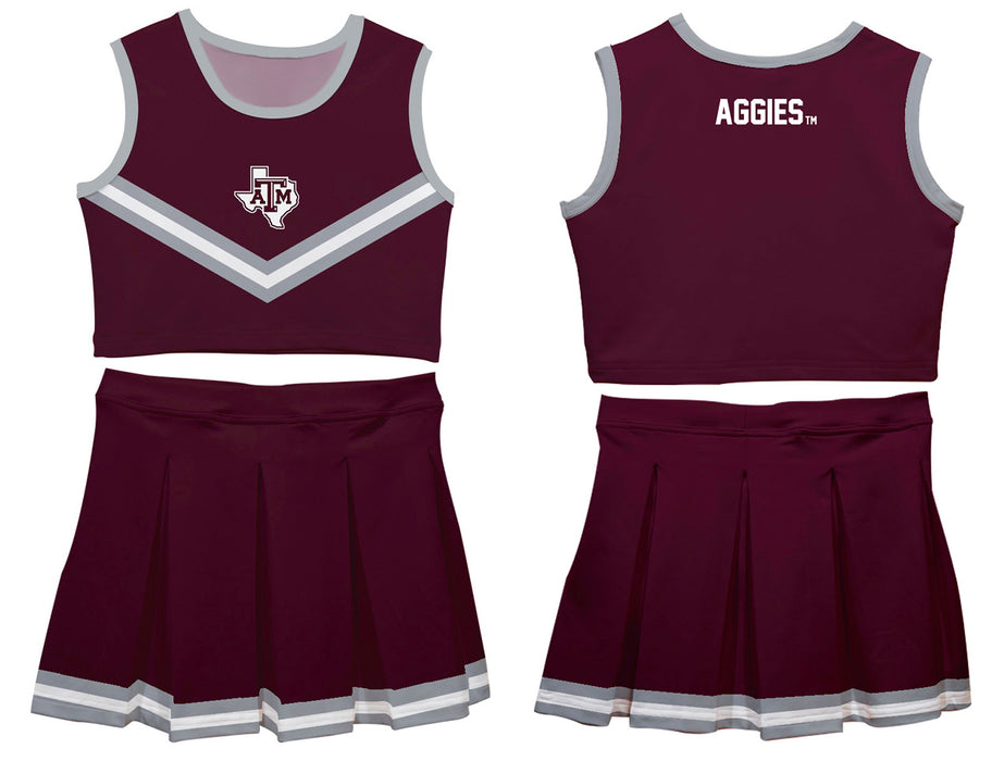 Texas A&M Aggies Vive La Fete Game Day Maroon Sleeveless Chearleader Set - Vive La Fête - Online Apparel Store