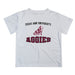 Texas A&M Aggies Vive La Fete Boys Game Day V3 White Short Sleeve Tee Shirt