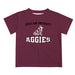 Texas A&M Aggies Vive La Fete Boys Game Day V3 Maroon Short Sleeve Tee Shirt