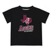 Texas A&M Aggies Vive La Fete State Map Black Short Sleeve Tee Shirt
