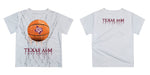 Texas A&M Aggies Original Dripping Basketball Maroon T-Shirt by Vive La Fete - Vive La Fête - Online Apparel Store