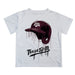 Texas A&M Aggies Original Dripping Baseball Helmet White T-Shirt by Vive La Fete