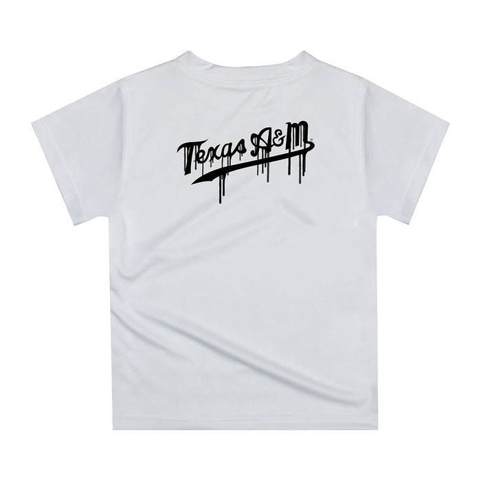 Texas A&M Aggies Original Dripping Baseball Helmet Maroon T-Shirt by Vive La Fete - Vive La Fête - Online Apparel Store