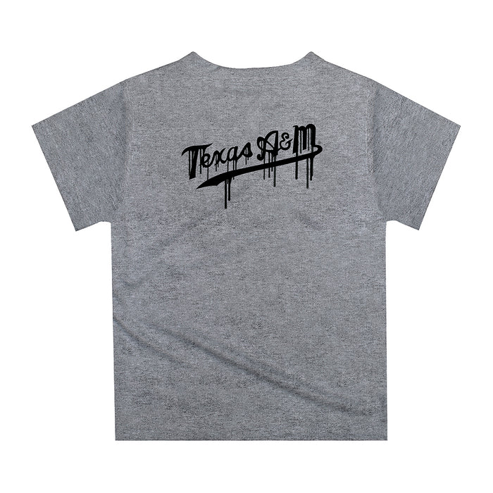 Texas A&M Aggies Original Dripping Baseball Helmet Maroon T-Shirt by Vive La Fete - Vive La Fête - Online Apparel Store