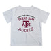 Texas A&M Aggies Vive La Fete Boys Game Day V1 White Short Sleeve Tee Shirt