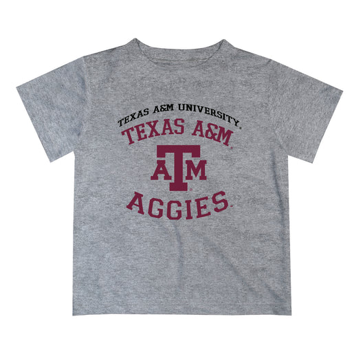 Texas A&M Aggies Vive La Fete Boys Game Day V1 Gray Short Sleeve Tee Shirt