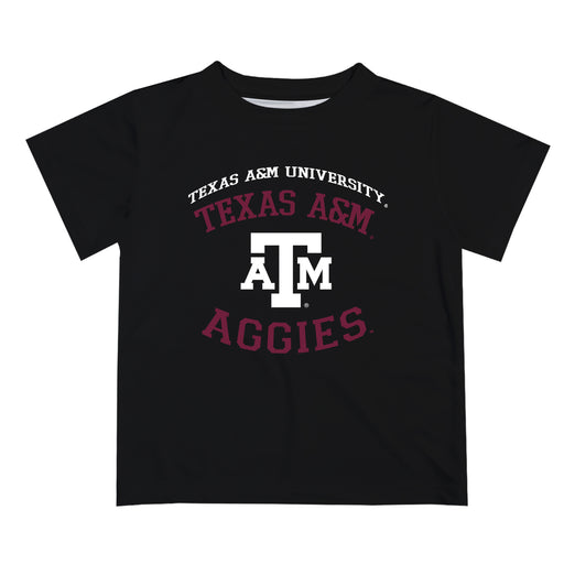 Texas A&M Aggies Vive La Fete Boys Game Day V1 Black Short Sleeve Tee Shirt
