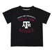 Texas A&M Aggies Vive La Fete Boys Game Day V1 Black Short Sleeve Tee Shirt
