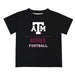 Texas A&M Aggies Vive La Fete Football V1 Black Short Sleeve Tee Shirt