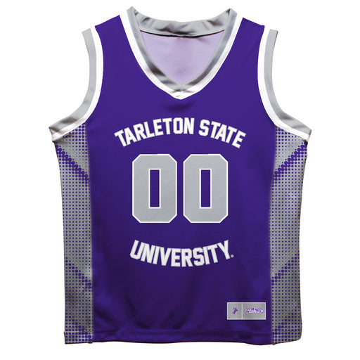 Tarleton State University Vive La Fete Game Day Purple Boys Fashion Basketball Top
