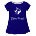 Tarleton State University Vive La Fete Girls Game Day Short Sleeve Purple Top with School Logo and Name