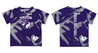 Tarleton State University Vive La Fete Boys Game Day Purple Short Sleeve Tee Paint Brush - Vive La Fête - Online Apparel Store