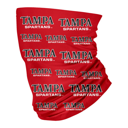 Tampa Spartan Neck Gaiter Red All Over Logo - Vive La Fête - Online Apparel Store