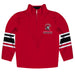 Tampa Spartans Vive La Fete Game Day Red Quarter Zip Pullover Stripes on Sleeves - Vive La Fête - Online Apparel Store