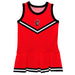 Tampa Spartans Vive La Fete Game Day Red Sleeveless Cheerleader Dress
